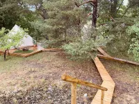 Tent Romantica a b&b in a Luxury Glamping Style Hotels in der Nähe von Schloss Mälsåker (Barockschloss aus dem 17. Jahrhundert)