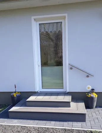 Apartment Wiek new building, center, near the harbor, car Stellpl Terrace, W-LAN