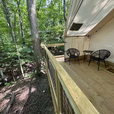 Valley Overlook, Peninsula, Ohio - Glamping Tent with Outdoor Deck, S2