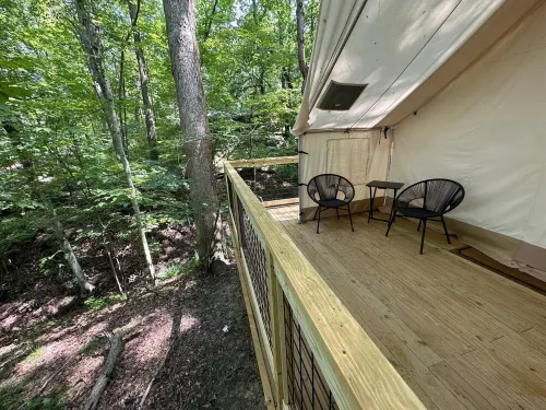 Valley Overlook, Peninsula, Ohio - Glamping Tent with Outdoor Deck, S2