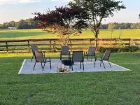 Beautiful farmhouse on a 200 acre farm.  Close to Rock Island State Park.