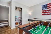 Relax at this Family Home w/ Solar heated Pool & Game Room. Close to everything!