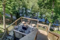 Lakefront Estate · Private Dock + Two Firepits · Sleeps 18