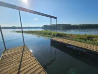 New! Modern!  Fire Pit!  Paddle Boards! 5 Bedrooms! On the water! Boat Dock!