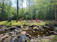 Little Red Cabin by the Brook- 5m to Waterfall