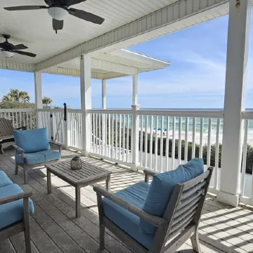 BEACHFRONT HOME~ PRIVATE POOL ~5 BR 3 BA~INLET BEACH~ 30A~Sleeps 12