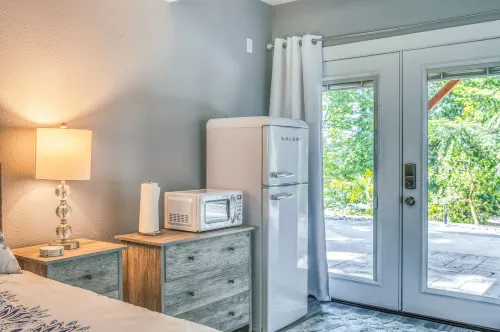 Suite with Hot Tub -AC  - Huge Fenced Yard - Mt. Rainier View - Private Entrance - Boutique