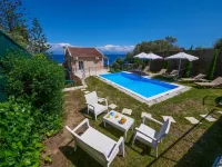Villa Litsa Large Private Pool Walk to Beach Sea Views A C Wifi - Villaer
