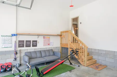 Modern Open Floor Plan with Gas Fireplace and Deck - Bright and Charming