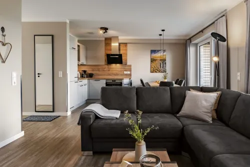 120m² Reihenhaus für 5 Pers. mit Garten, Sauna und Kamin