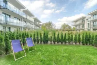 Ground floor apartment with a garden in Niechorze Hoteles en Niechorze