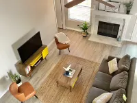 Full Kitchen and Fenced Backyard Retreat - Charming Spacious Haven