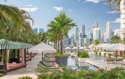 デラックスルーム(キング) マンダリン オリエンタル シンガポール(ステイケーション可)の写真