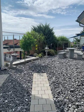 Modern bright apartment on Lake Constance Meersburg lake and mountain view vacation, dog