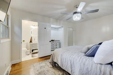 Spacious home with basement. City park steps away. Cleaning fee included.