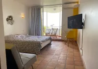 Studio "le pipiri" swimming pool sea view secure residence Hotels near Centre commercial cabesterre