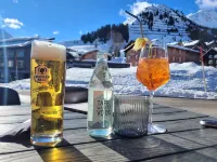 Neu! Ferienwohnung Alpenblume für 2 Personen mit Terrasse und überdachtem Balkon