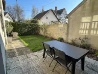 Superb apartment with private garden in Cabourg