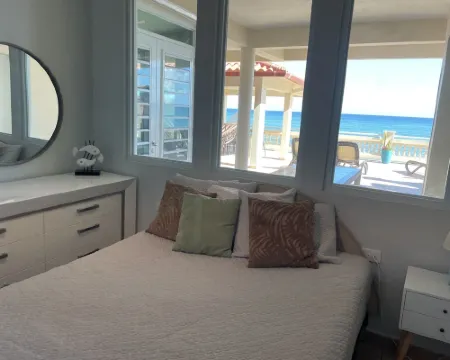 Oceanfront 3 Bdrm House on Surf Beach near Rincon with Private Beach Access Hotels in Aguada