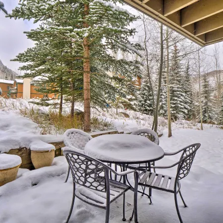 Charming Vail Condo w/ Patio & Mountain Views