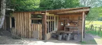 Waterside cabin in the Corrézienne countryside