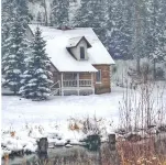 Lena's Cabin in Vail is nestled right beside Gore Creek,  minutes from skiing.