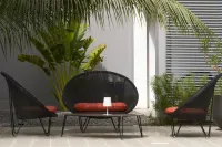 Modern apartment with private terrace and swimming pool