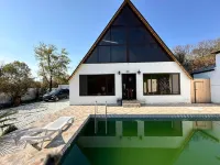 3-bedroom villa in lovely Qəbələ with mountain view,  WiFi, AC, hot  pool.