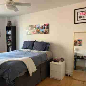 Modern lg 2/2 Condo central Wburg : balcony, prkg, roof, gym. Sleeps 6 Rooms