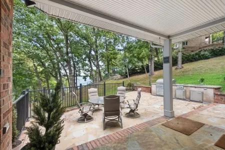 The Honeycomb House: Waterfront > Hot Tub > Game Room > Boat Dock