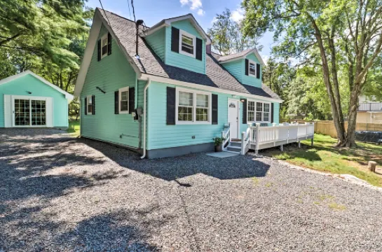 遊戲室，社區海灘：波科諾度假屋！