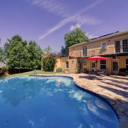 Italian Villa Next to Gathering Place with Pool