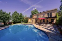 Italian Villa Next to Gathering Place with Pool
