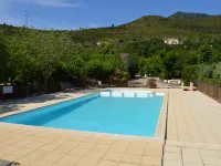 Villa Overlooking Les Vans Centre