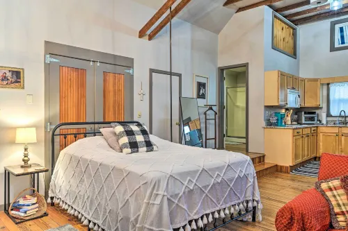 寵物友好的閣樓度假租賃，帶火坑！