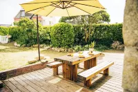 Typical Breton stone fisherman's cottage