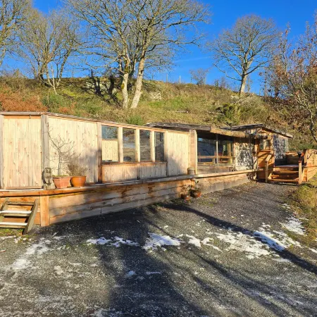 Luxury Welsh wooden cabin