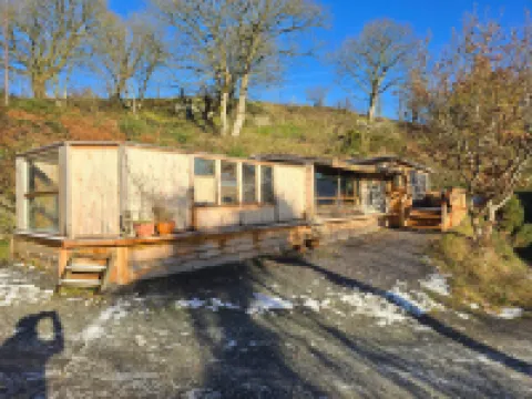 Luxury Welsh wooden cabin