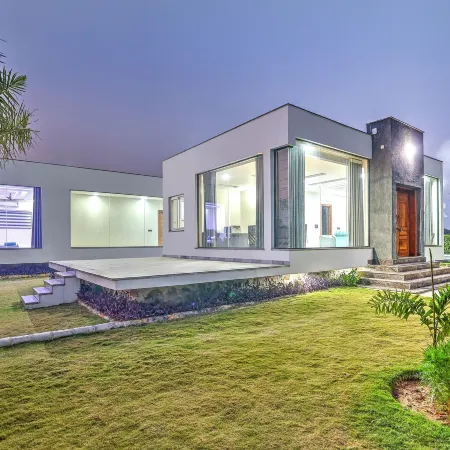 ELIVAAS Amaltas 4BHK Hideaway With Pool