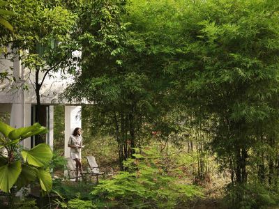 庭 ソフィテル シンガポール セントーサ リゾート&スパ(ステイケーション可)の写真