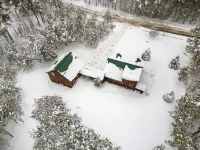 Cabin In the Pines, On Snowmobile Trail