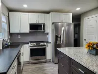 Spacious 3-bedroom home, off I-64 & 35, sleeps 11