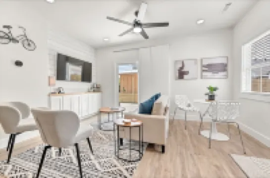 .2 miles to Downtown Rogers on the Railyard bike trail