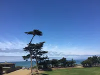 Beachfront home directly across from beach & park! Close to everything!