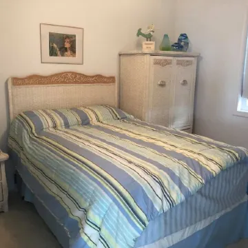 The purple door at the bay.