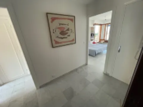 Penthouse for 2, top location, sea view, parking, elevator, air conditioning. Hotels near Greek Villa Kerylos