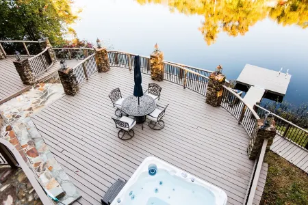 Gorgeous Views of Lake and River one of a kind property sitting on the dam