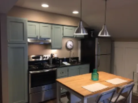 Fresh bed and fresh bread in beautiful studio!