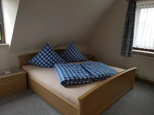 Upper apartment in Westeraccum with balcony