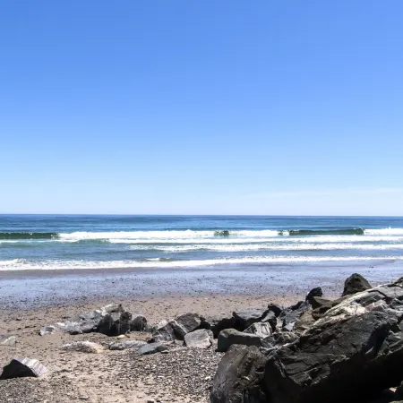 Just a few steps to the beach.